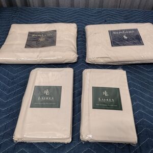 Ralph Lauren Cream Bedding Set
